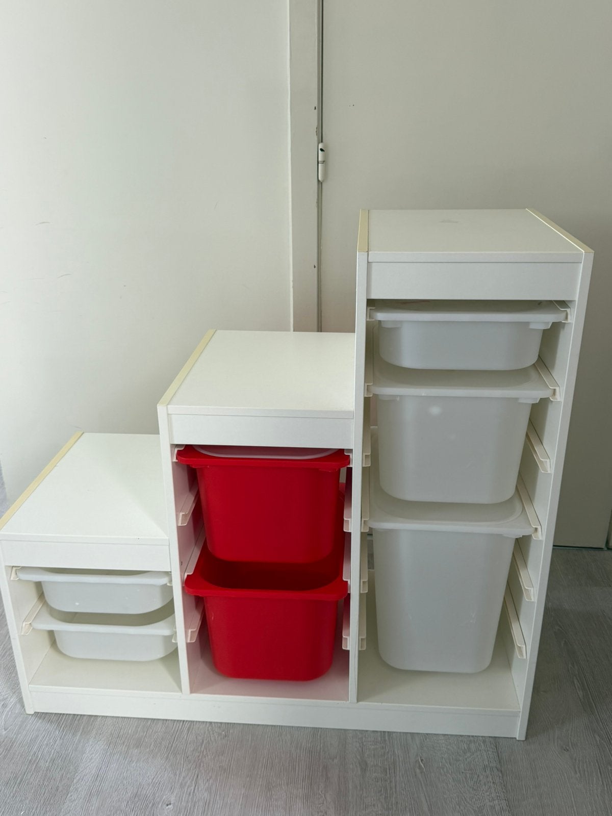 TROFAST IKEA OPBERGCOMBINATIE, Ophalen, Gebruikt, Opbergmeubel, Met deksel