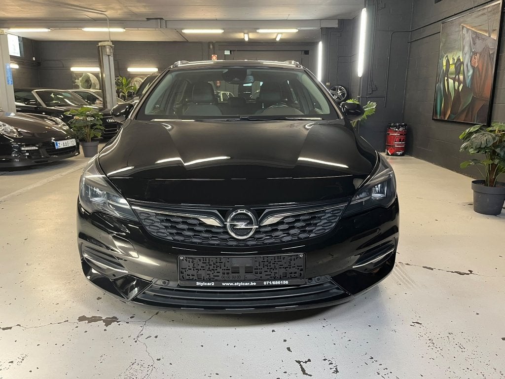 OPEL ASTRA SPORTS TOURER **BOITE AUTO** 12 MOIS DE GARANTIE, Dealer onderhouden, Leder en Stof, Zwart, Bedrijf