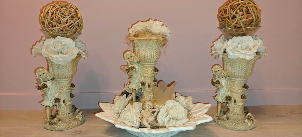 W. De Booij design - Holland l Belles figures romantiques, 40 cm ou plus, Enlèvement ou Envoi, Comme neuf, Intérieur