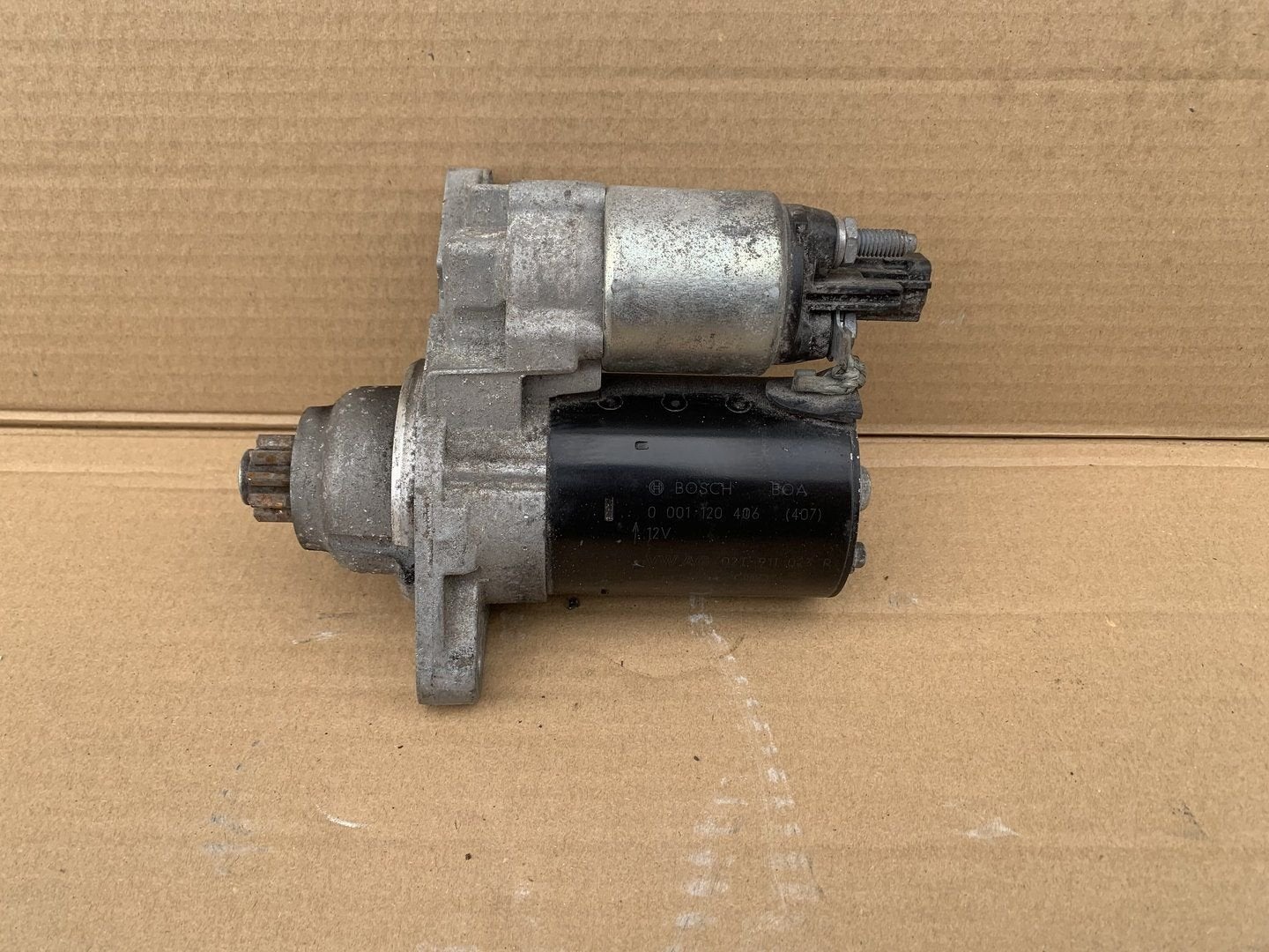 startmotor VAG 001120406  /  02T911023R, Autos : Pièces & Accessoires, -, Utilisé, -, -