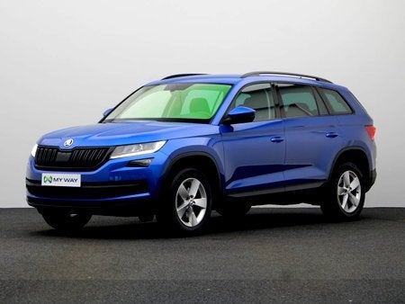 Skoda Kodiaq 1.5 TSI 150 PK  7 ZITPLAATSEN, Blauw, Handgeschakeld, 165 g/km, Kodiaq