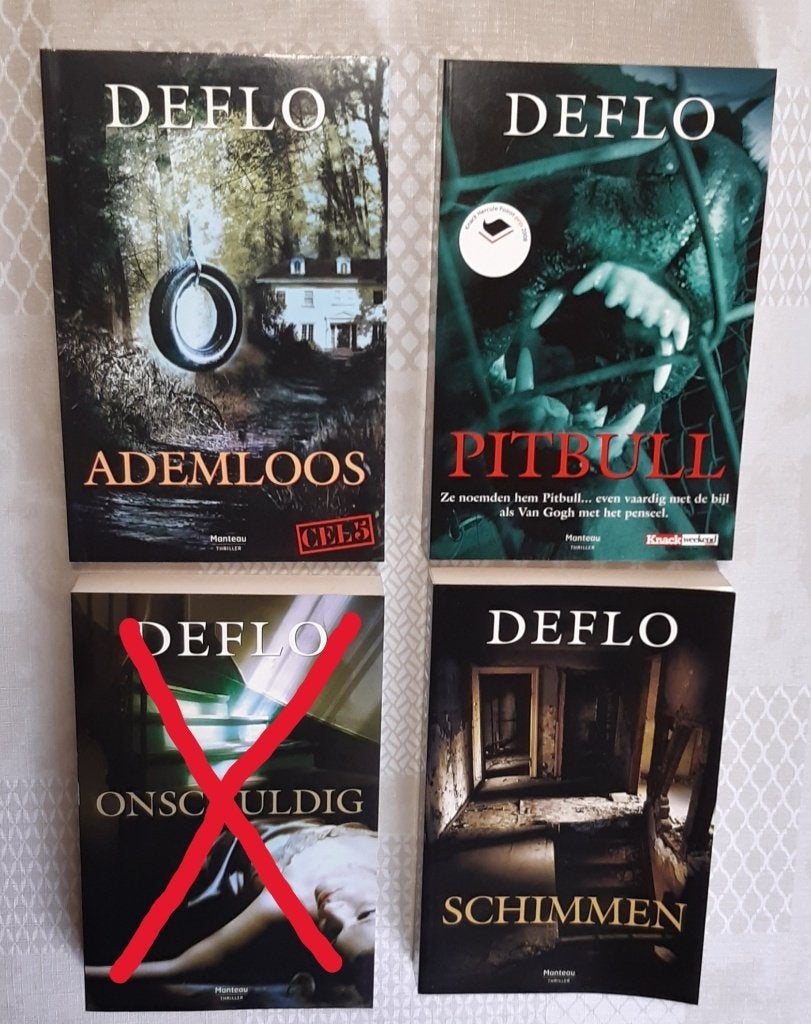 boeken thrillers Luc Deflo (nieuw), Boeken, Ophalen, Nieuw, Luc Deflo