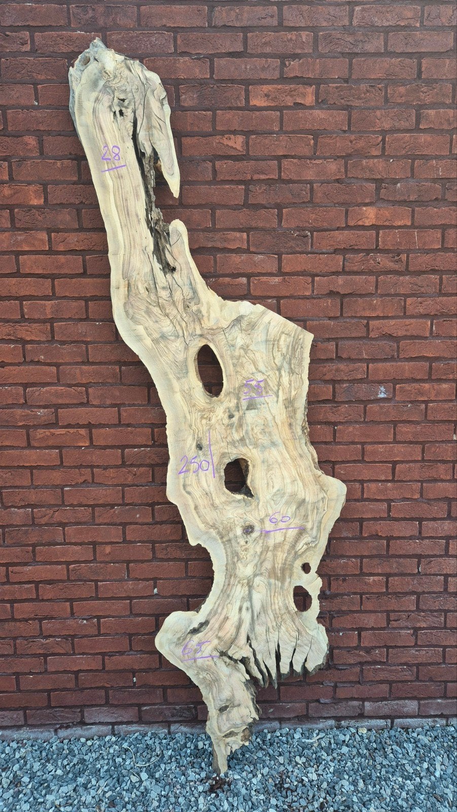 plateaux en bois d’olivier xxl, Enlèvement, Comme neuf