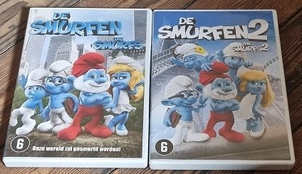 DVD De smurfen 1 + 2, Tous les âges, Animation, Enlèvement, Utilisé
