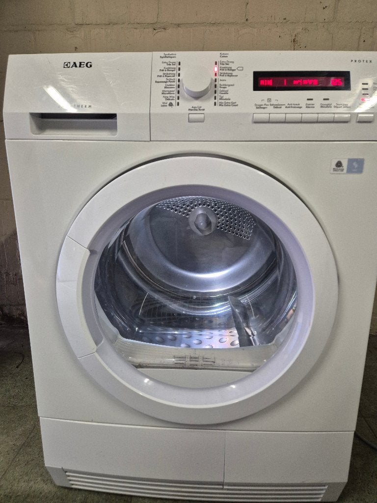 droogkast AEG droogkast werkt goed, Electroménager, Sèche-linge, 6 à 8 kg, 85 à 90 cm, Chargeur frontal, Enlèvement