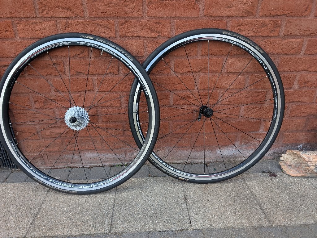 Campagnolo Khamsin Racefiets Wielen, Campagnolo, Zo goed als nieuw, Aluminium, Racefiets