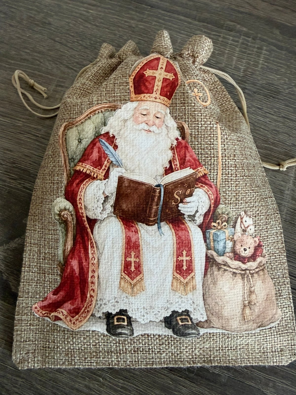 Sinterklaas jute zak, Ophalen of Verzenden, Nieuw