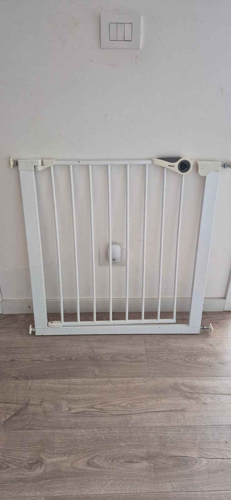 hekkentje Noma + verlengstukken, Kinderen en Baby's, Traphekjes, Ophalen, Zo goed als nieuw