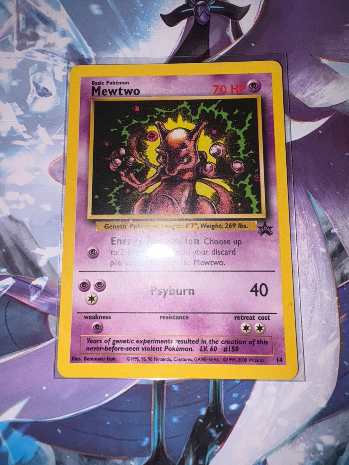 Mewtwo promo, Hobby en Vrije tijd, Verzamelkaartspellen | Pokémon, Ophalen, Zo goed als nieuw