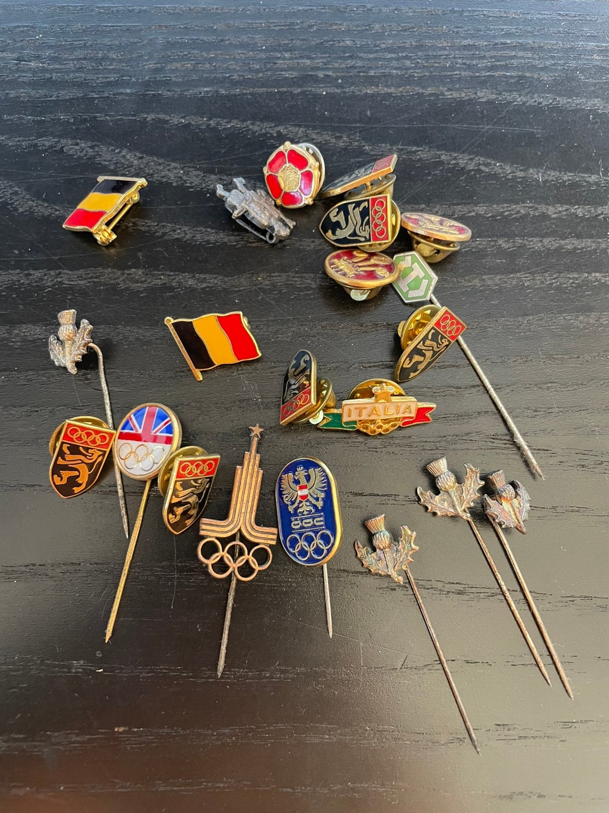 Medaille pins jeux olympique olympische spelen, Verzamelen, Ophalen of Verzenden