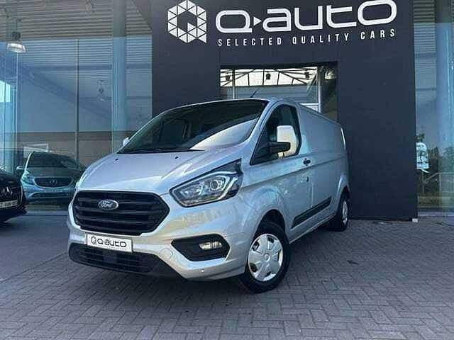 Ford Transit Custom 2.0TDCi L2H1 / 3 Zit / PDC / Trekhaak /, Autos, Camionnettes & Utilitaires, Entreprise, ABS, Phares directionnels