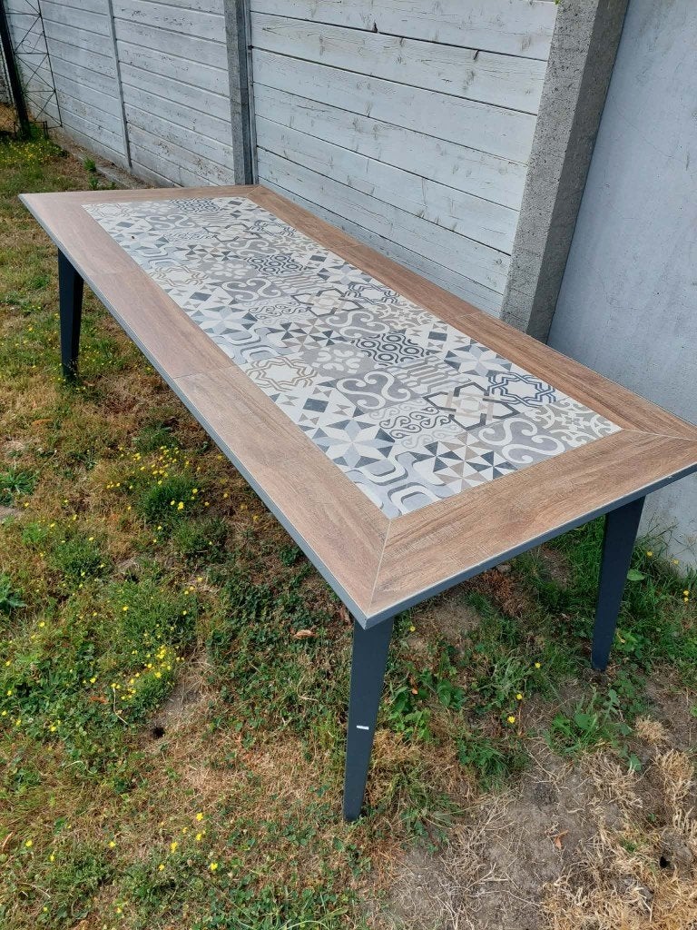 Table de jardin Hesperide, Jardin & Terrasse, Enlèvement, Utilisé, Rectangulaire, Métal