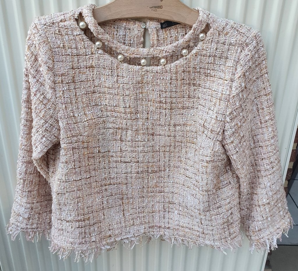 Leuke blouse van Zara maat S, Ophalen of Verzenden, Maat 36 (S), Gedragen, Zara