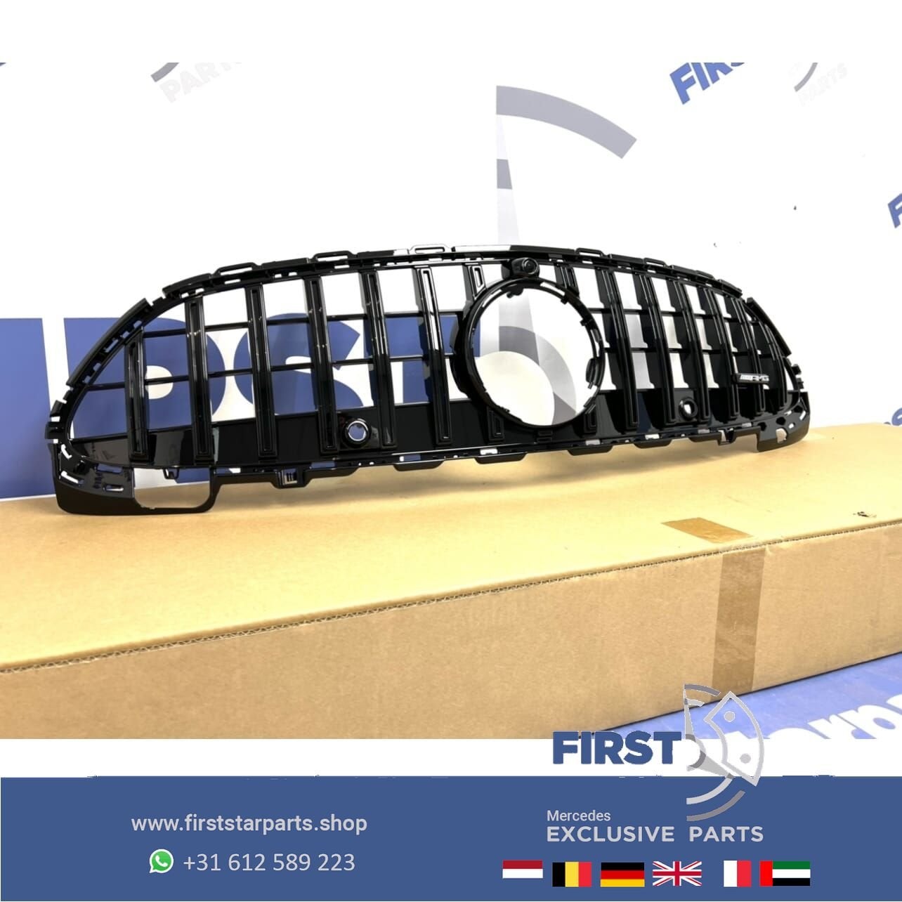 W206 S206 C206 A206 AMG LINE GT GRIL 2021-2024 Mercedes PANA, Gebruikt, -, Ophalen of Verzenden, -