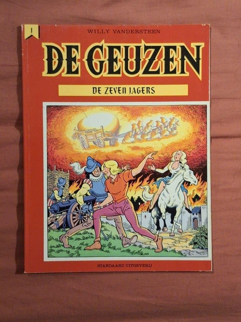 de geuzen 1: de zeven jagers, Eén stripboek, Ophalen of Verzenden, Gelezen