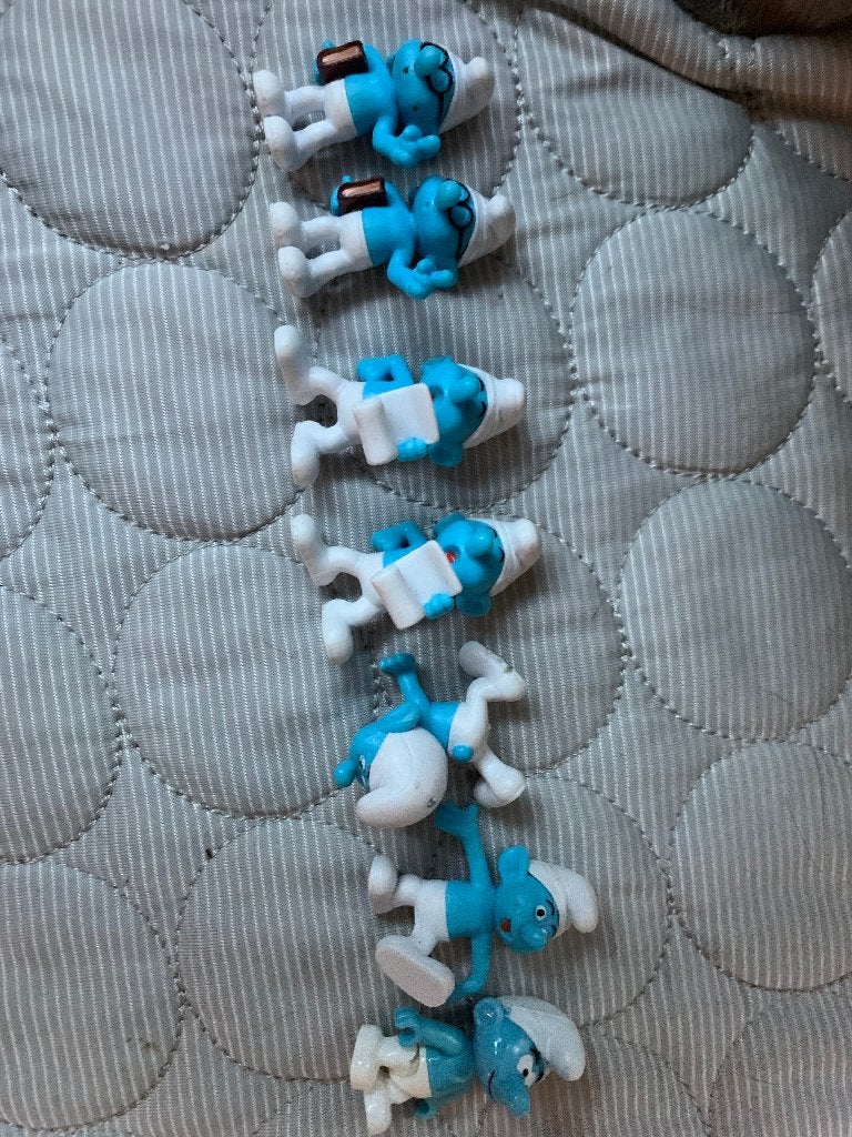 Smurfen(mini), Collections, Schtroumpfs, Enlèvement, Comme neuf, Différents Schtroumpfs, Poupée, Figurine ou Peluche