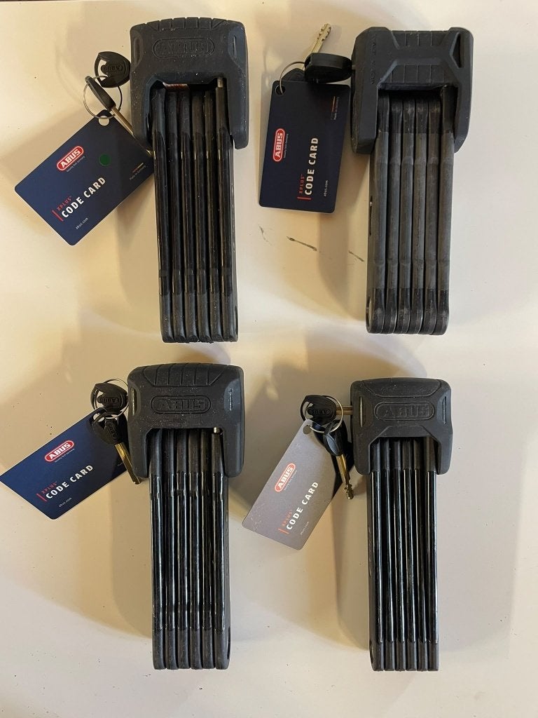 Fietsslot ABUS ART2 voor e-bikes, Ophalen, Zo goed als nieuw, Vouwslot