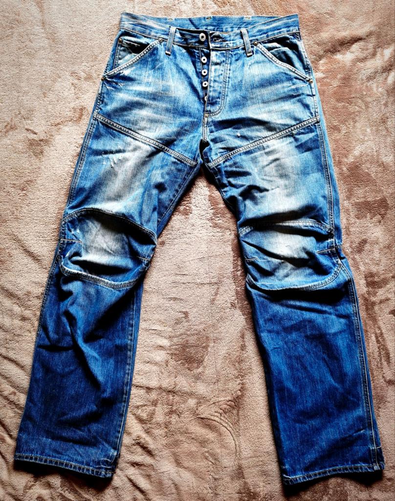G Star/Raw Baggy 3D LOOSE jeans - maat: 30 X 34 - Blauw, Blauw, Overige jeansmaten, Ophalen of Verzenden, Zo goed als nieuw