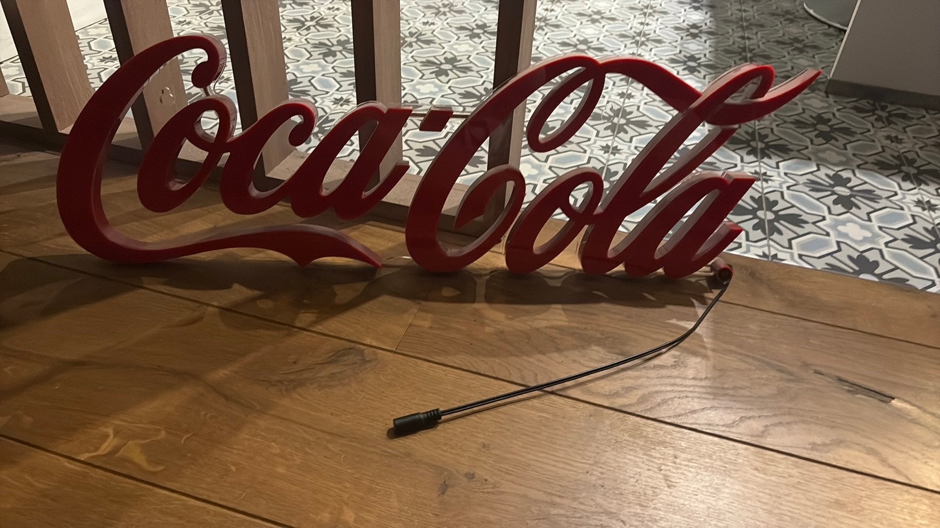 Coca cola lichtreclame, Verzamelen, Ophalen, Zo goed als nieuw