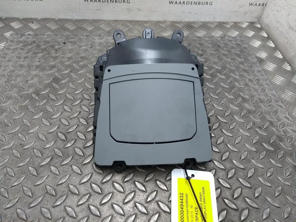 RENAULT ESPACE INFORMATIE DISPLAY 2015, Ophalen of Verzenden, Gebruikt, Stiba lid
