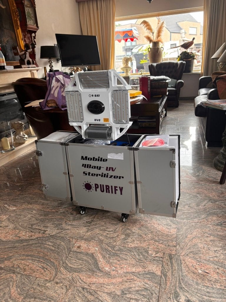 Mobiele UV‑sterilisator – PURIFY 4Bay, Ophalen