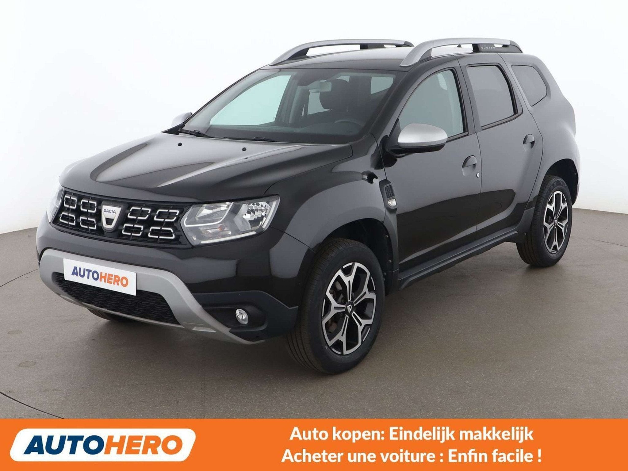 Dacia Duster 1.2 TCe Prestige (bj 2018), Auto's, Dacia, Voorwielaandrijving, Stof, Gebruikt, Zwart