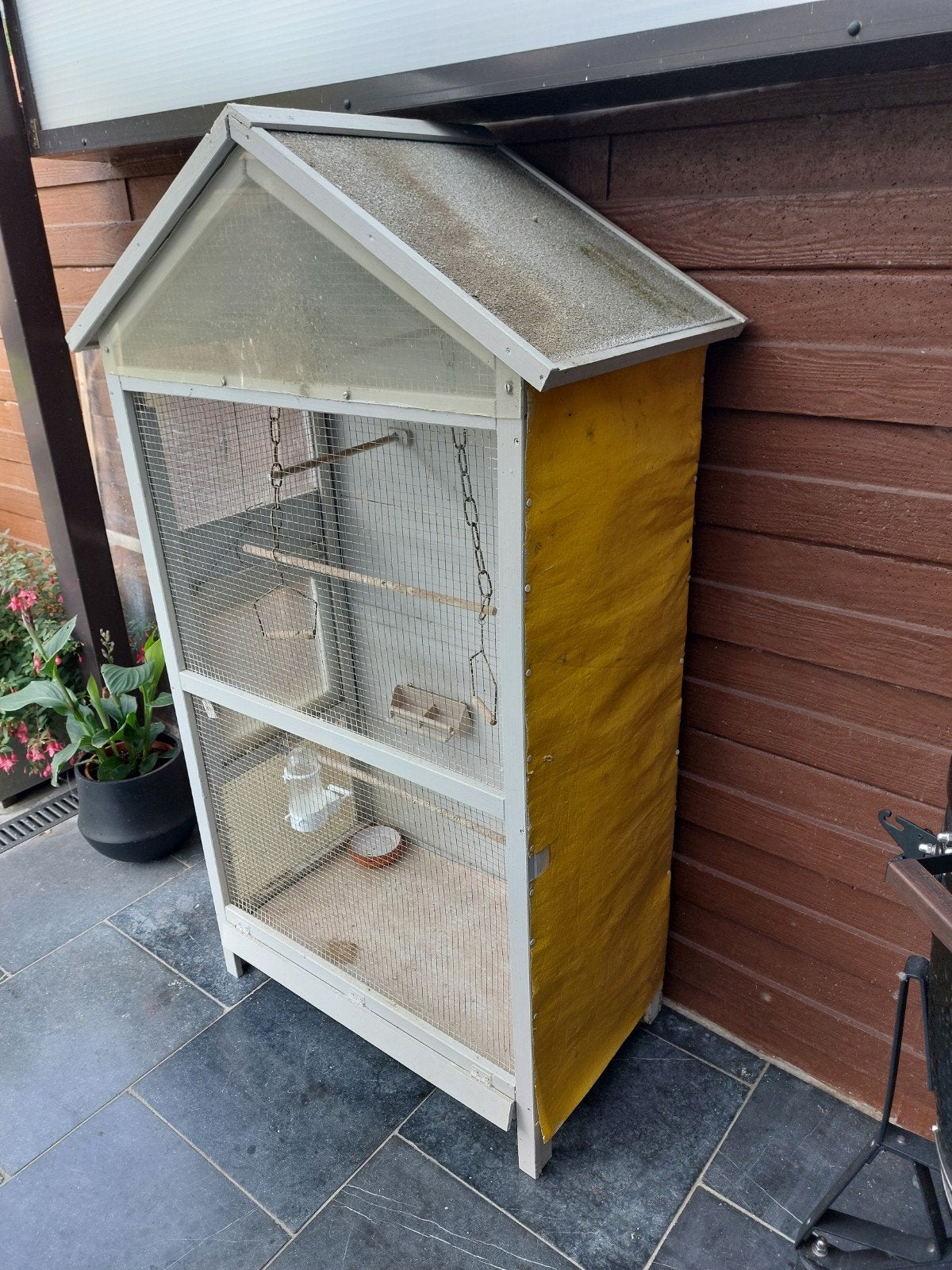 Te koop vogelkooi, Enlèvement, Cage à oiseaux