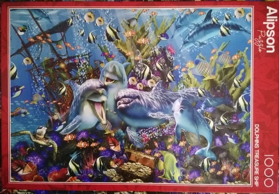 Alipson puzzel 1000 stuks, Enlèvement ou Envoi, 500 à 1500 pièces, Comme neuf, Puzzle
