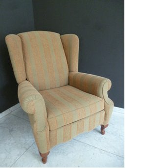 Imposante luxe fauteuil van uitstekende kwaliteit, Huis en Inrichting, Ophalen, Hout, Klassiek, Nieuw
