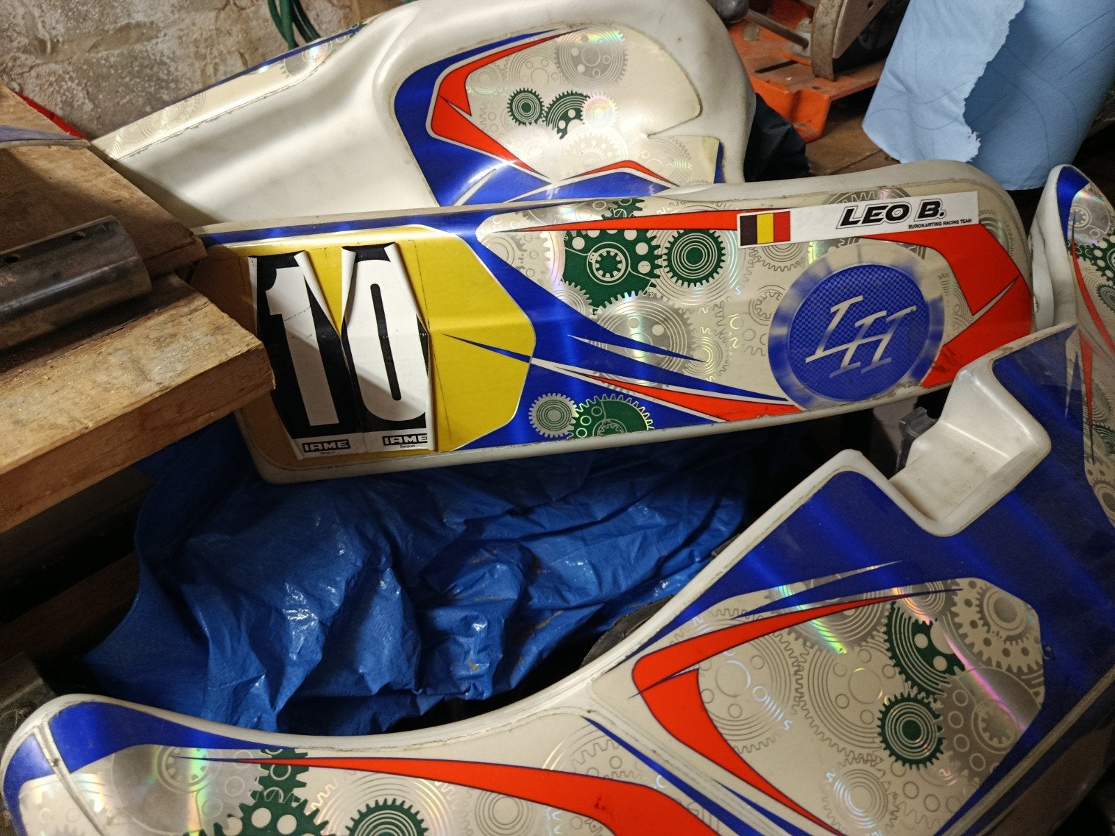 Pièces pour kart, Enlèvement