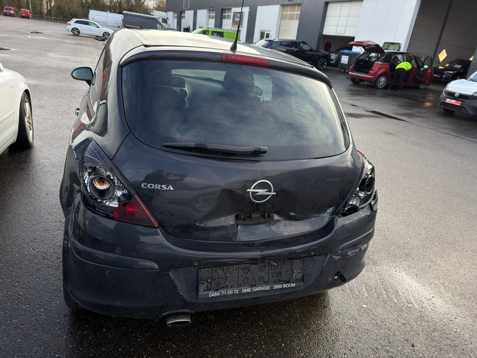 Opel Corsa 1.2 i EXPORT schade auto, Zwart, 1198 cc, Zwart, Bedrijf