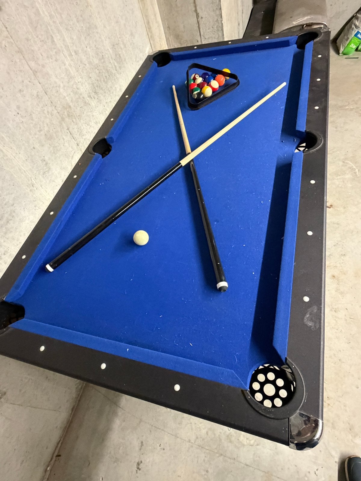 Kinder pooltafel, Sport en Fitness, Ophalen, Zo goed als nieuw, Pooltafel