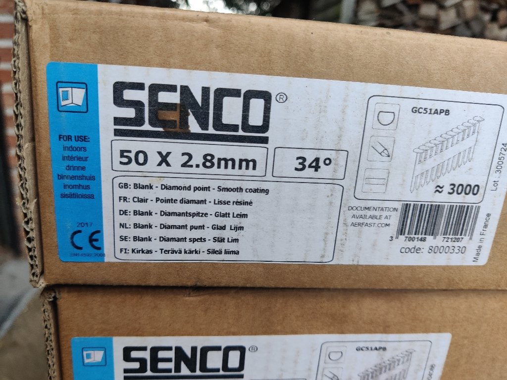 SENCO nagels voor nagelpistool, Ophalen, Nieuw, 50 tot 100 mm, Spijkers