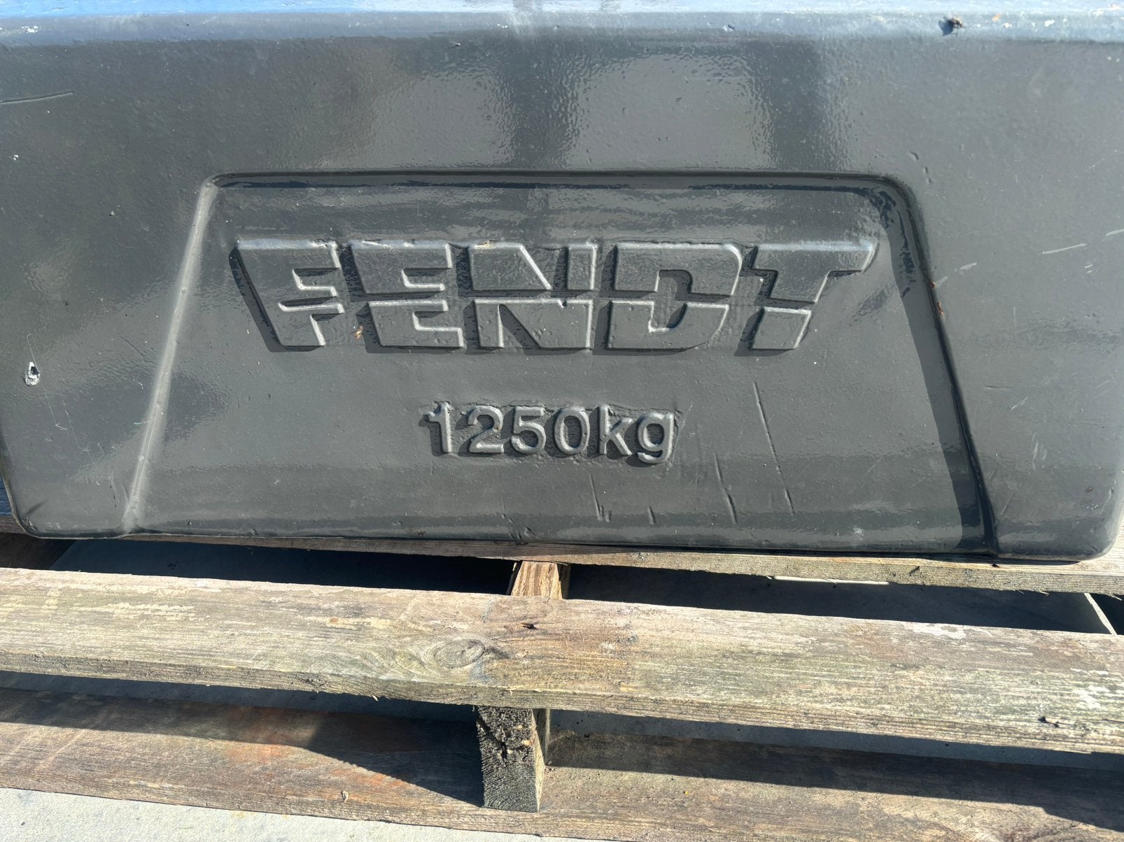 Fendt frontgewicht 1250kg, Enlèvement, Fendt