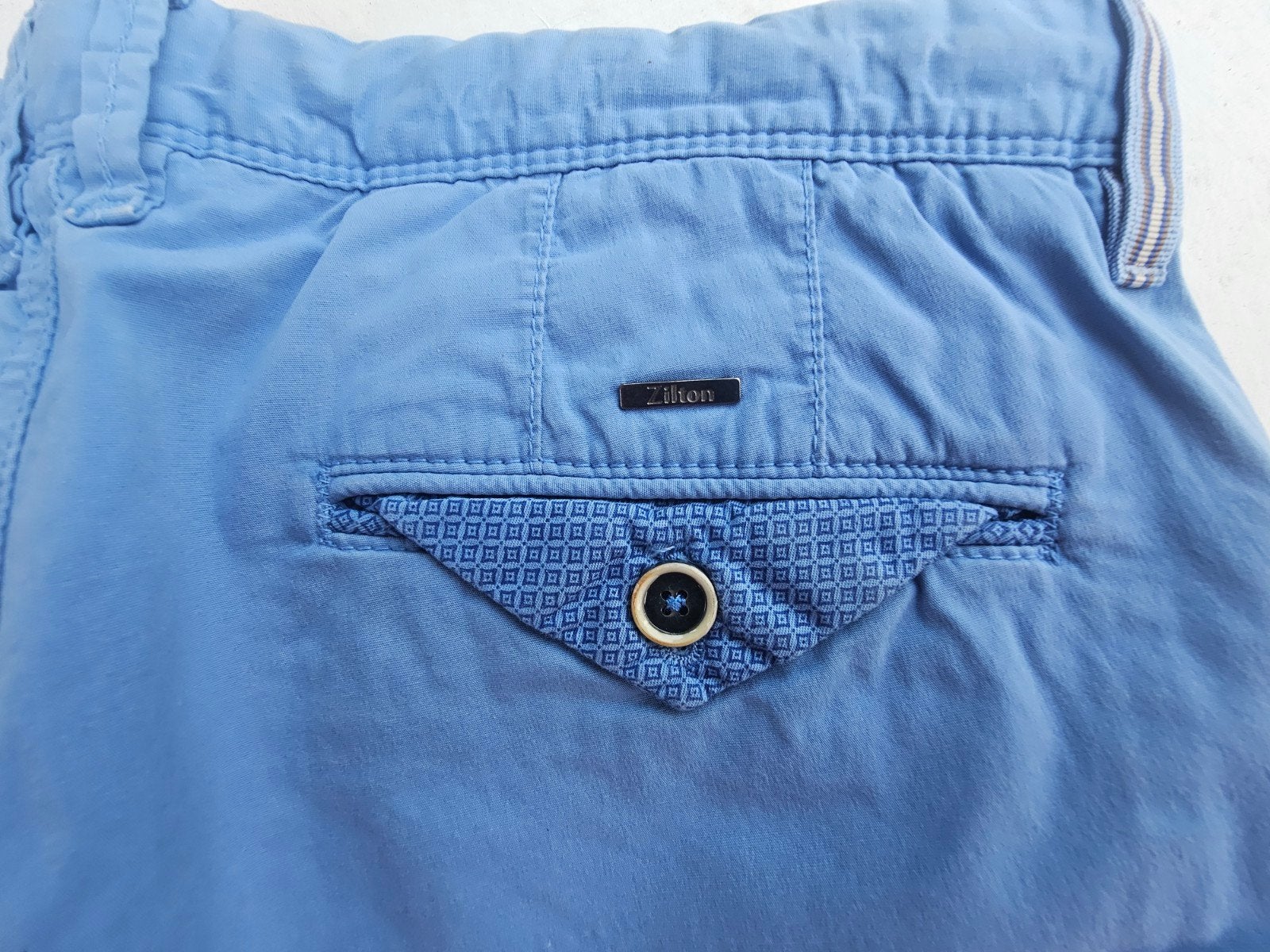 Short confortable et élégant ZILTON pour homme PA 159,00€, Envoi, Comme neuf, Bleu, ZILTON