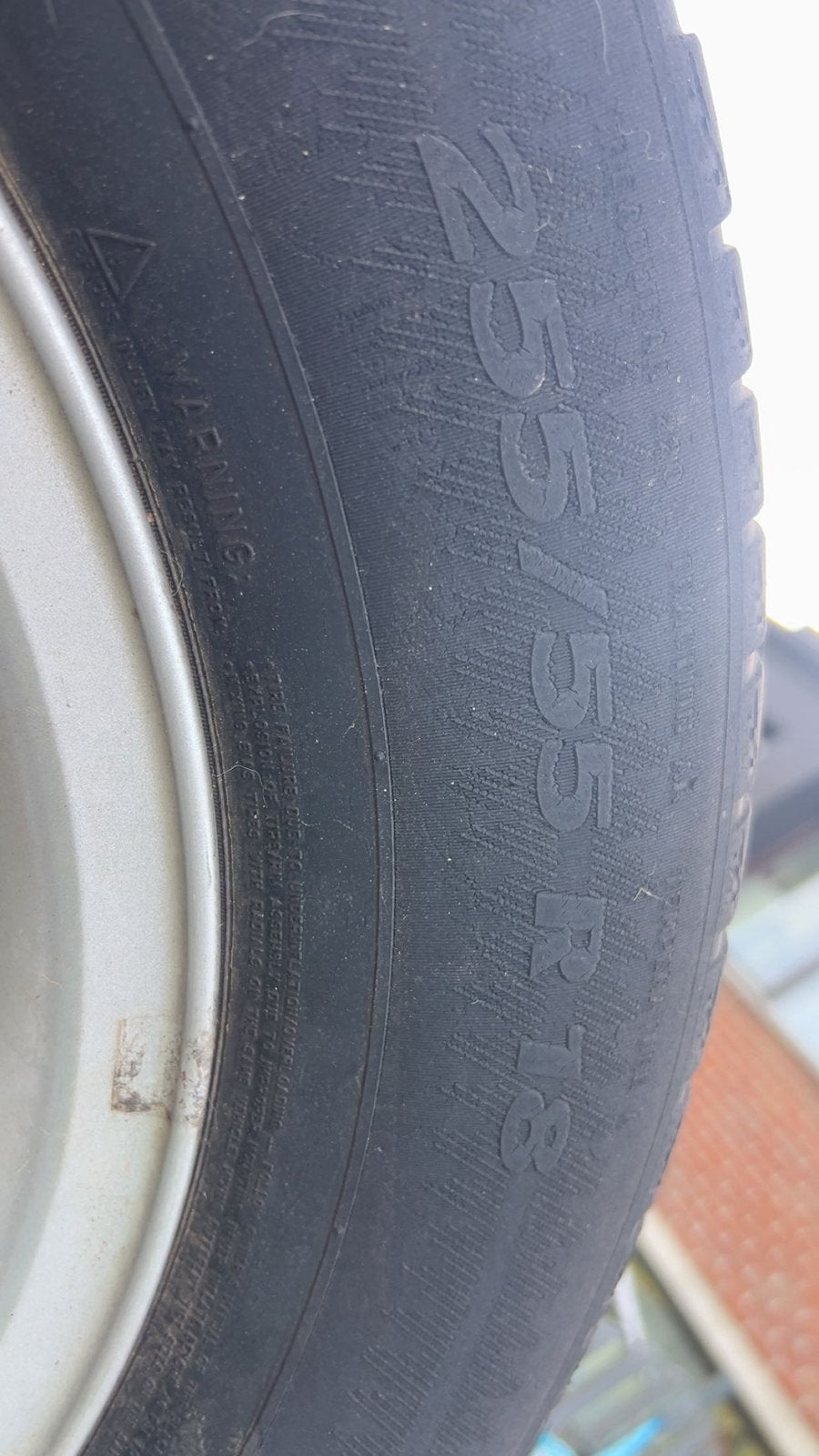 Jantes + pneus Land Rover à vendre 255/55r18, Pneus et Jantes, 255 mm, 18 pouces, Enlèvement