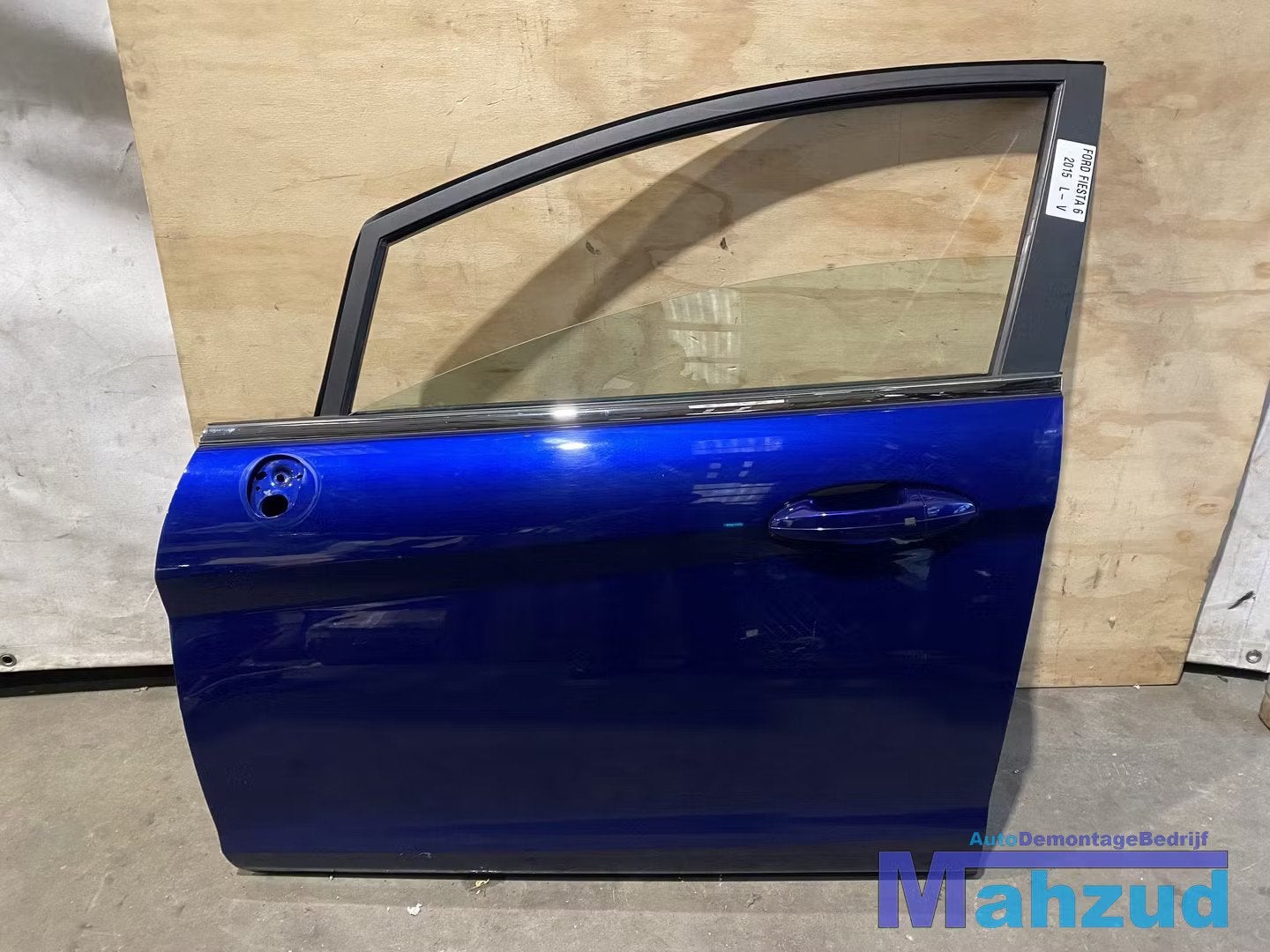Ford fiesta 6 Hatchback blauw Links voor deur portier 2008-2, Gebruikt, Volkswagen AG, Voor, Vw@volkswagen.de