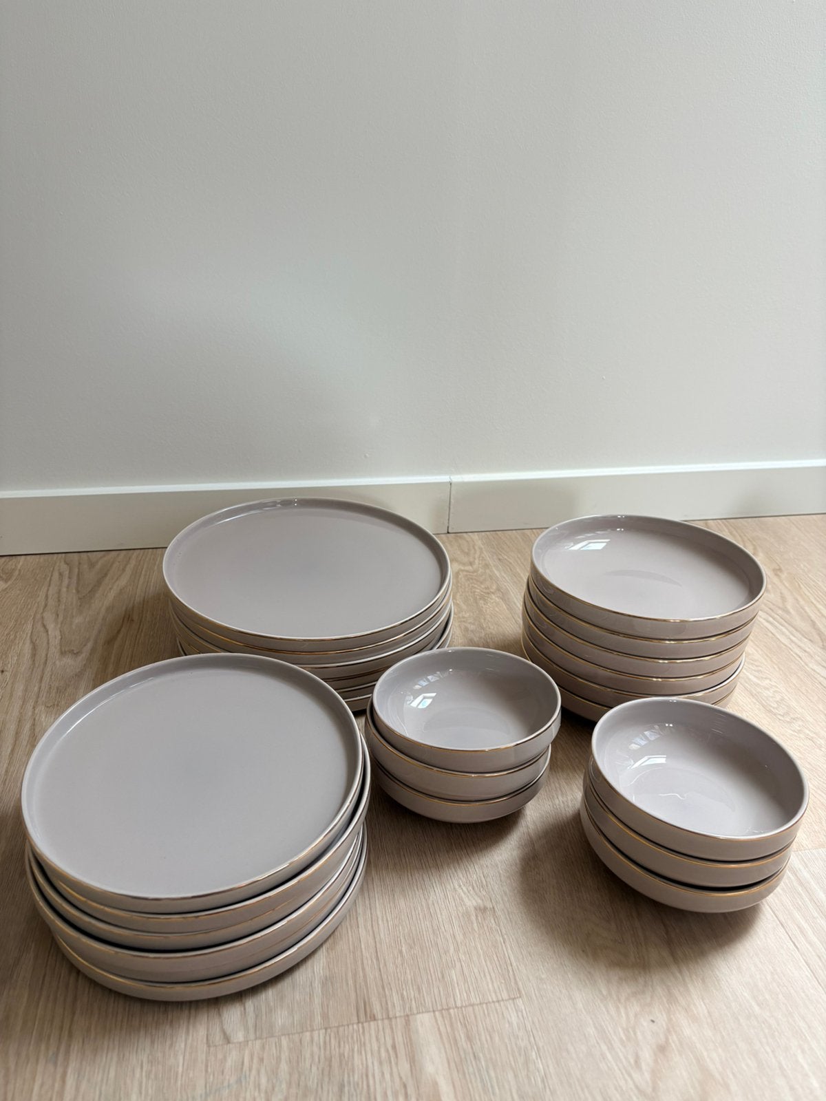 24-delig servies – Bricard Porcelain by Cinar, Assiettes(s), Enlèvement, Utilisé, Classique