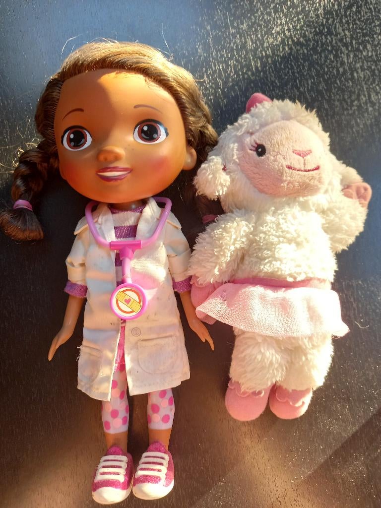 Poupée qui parle docteur la peluche espagnol, Enlèvement ou Envoi, Utilisé, Autres types