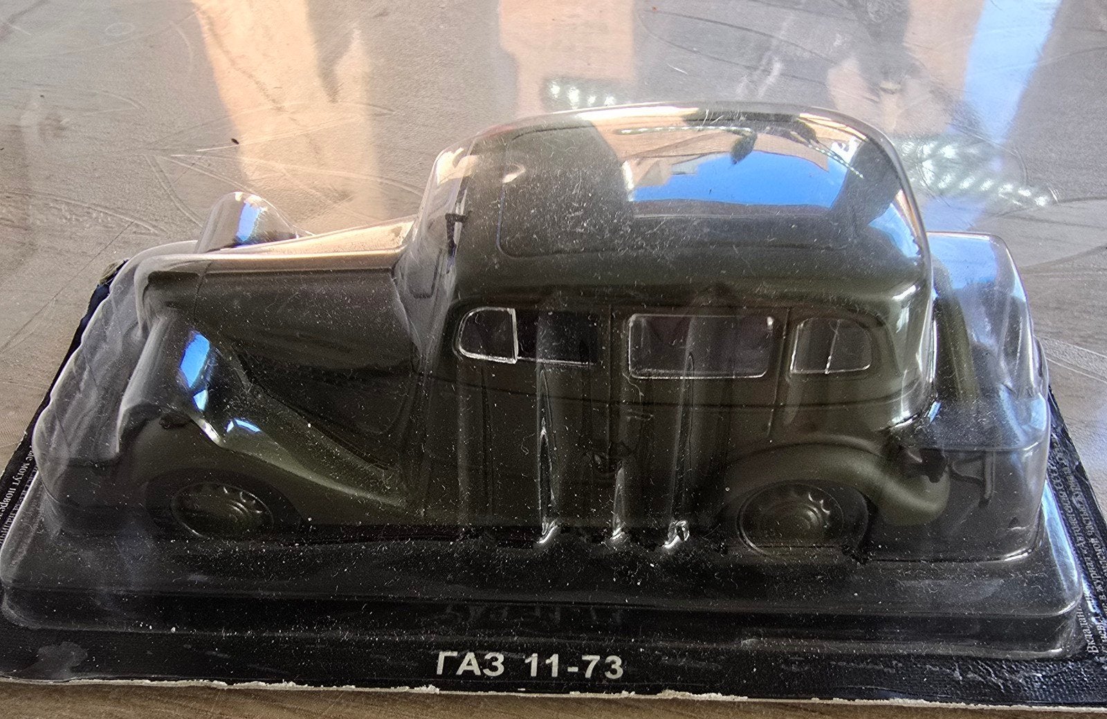 1:43 van de GAZ-11-73, een historische Sovjet-personenauto, Hobby en Vrije tijd, Ophalen of Verzenden, Nieuw, Auto, Overige merken