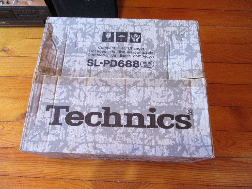 Vintage Technics SL-PD688 CD wisselaar met doos, Audio, Tv en Foto, Cd-spelers, Ophalen, Zo goed als nieuw, Technics, Wisselaar