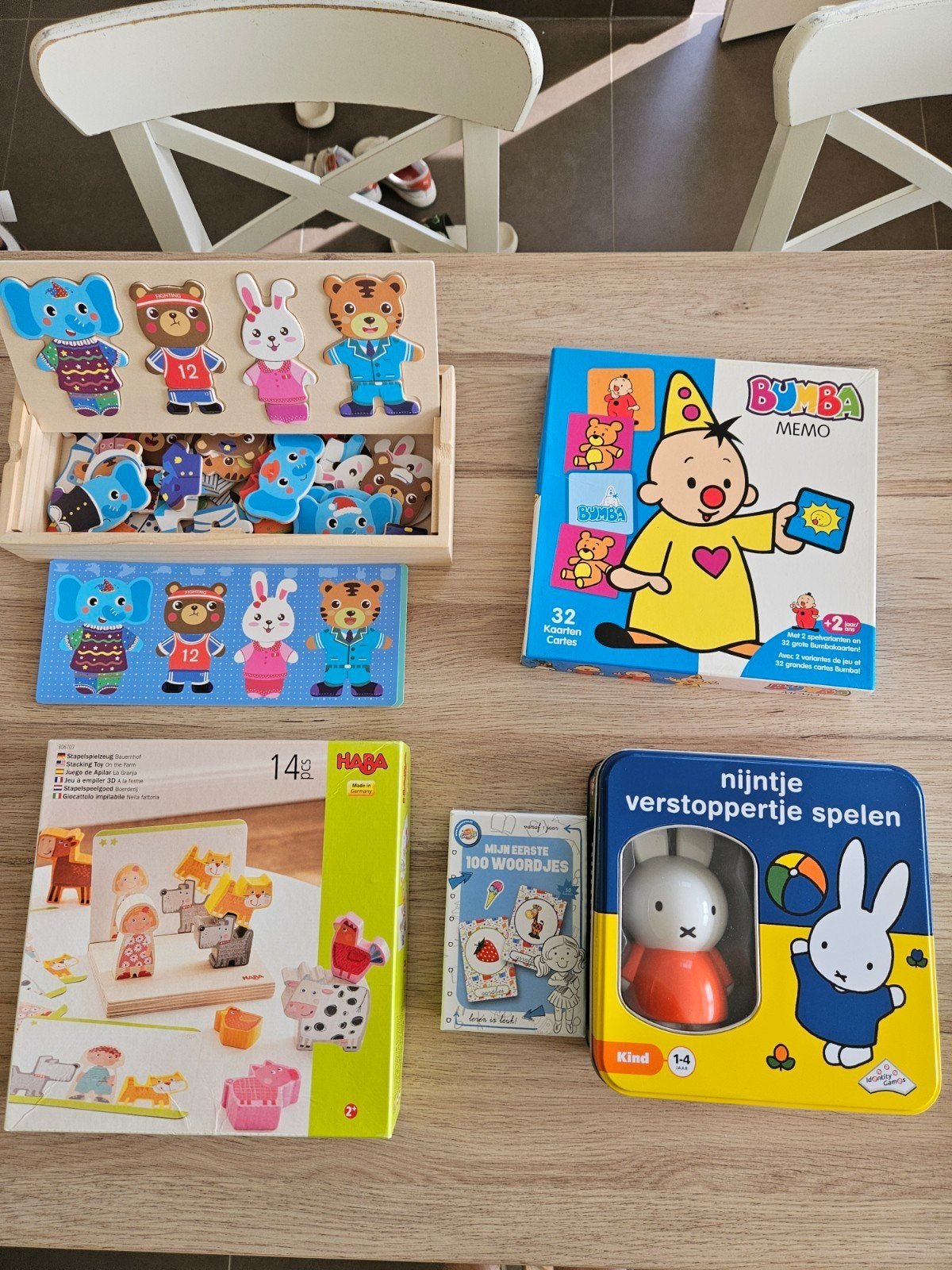 pakket kleuter spelletjes, Kinderen en Baby's, Ophalen