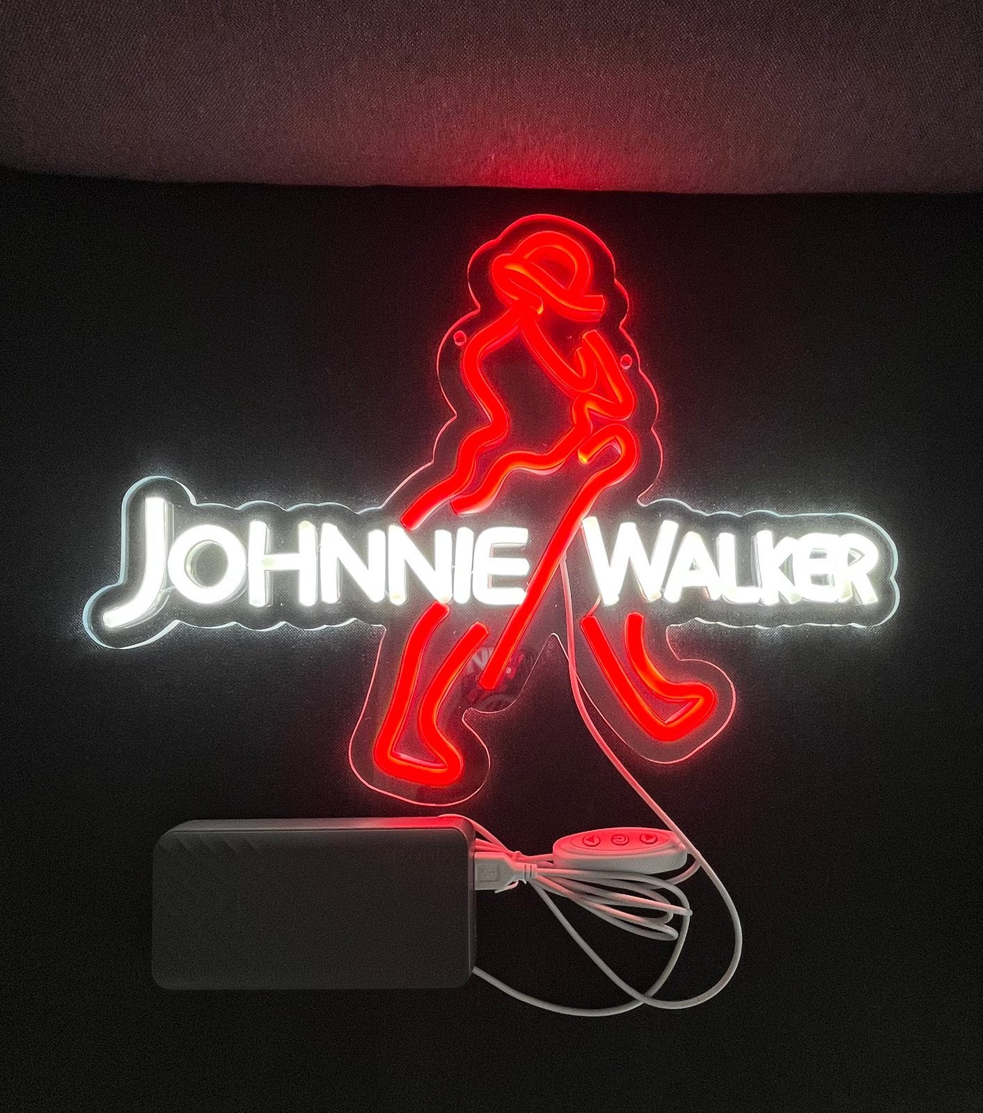 Neon light Johnnie Walker, Verzamelen, Ophalen of Verzenden, Nieuw, Lichtbak of (neon) lamp