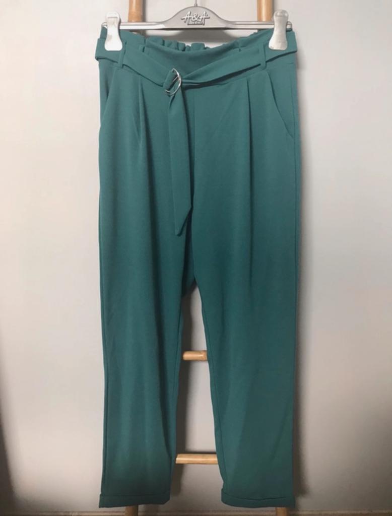 Groene broek van Terranova., Kleding | Dames, Broeken en Pantalons, Ophalen of Verzenden, Gedragen, Groen, Lang