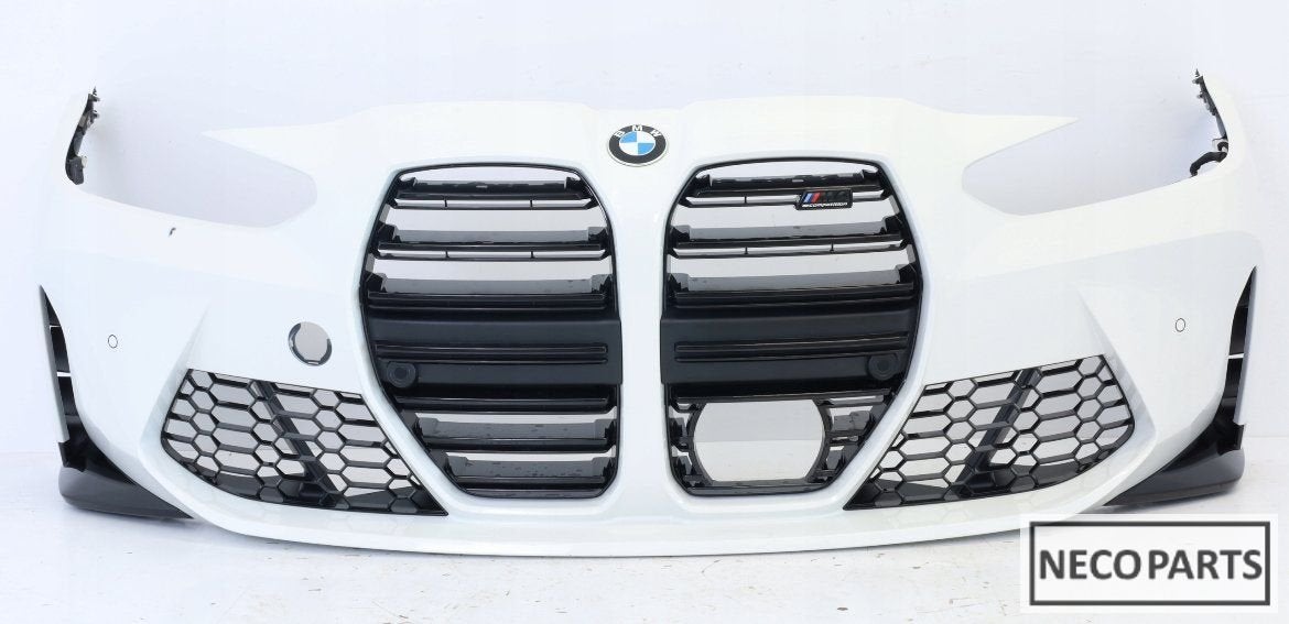 FRONT BUMPER BMW M4 G82 G83 A300 WIT ALLES LEVERBAAR!!, Gebruikt, -, -, Ophalen of Verzenden