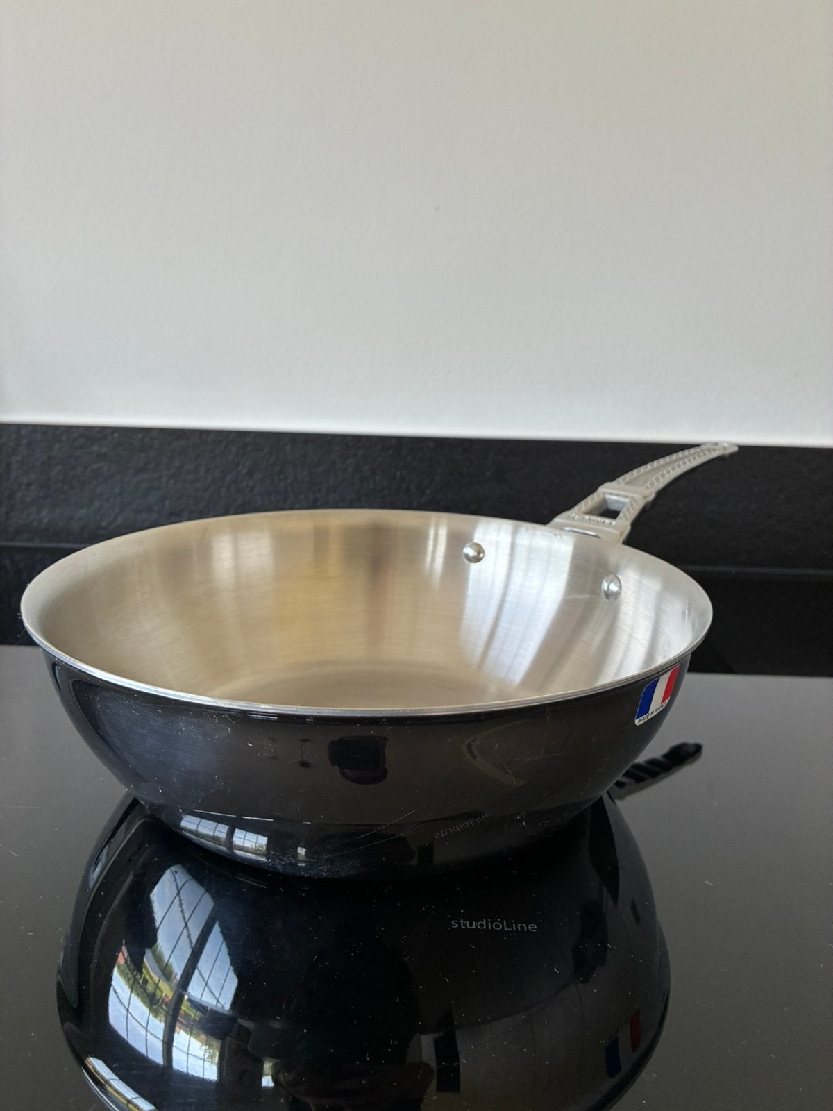 De Buyer - Collection française 24 cm, Maison & Meubles, Inox, De Buyer, Comme neuf, Poêle à frire