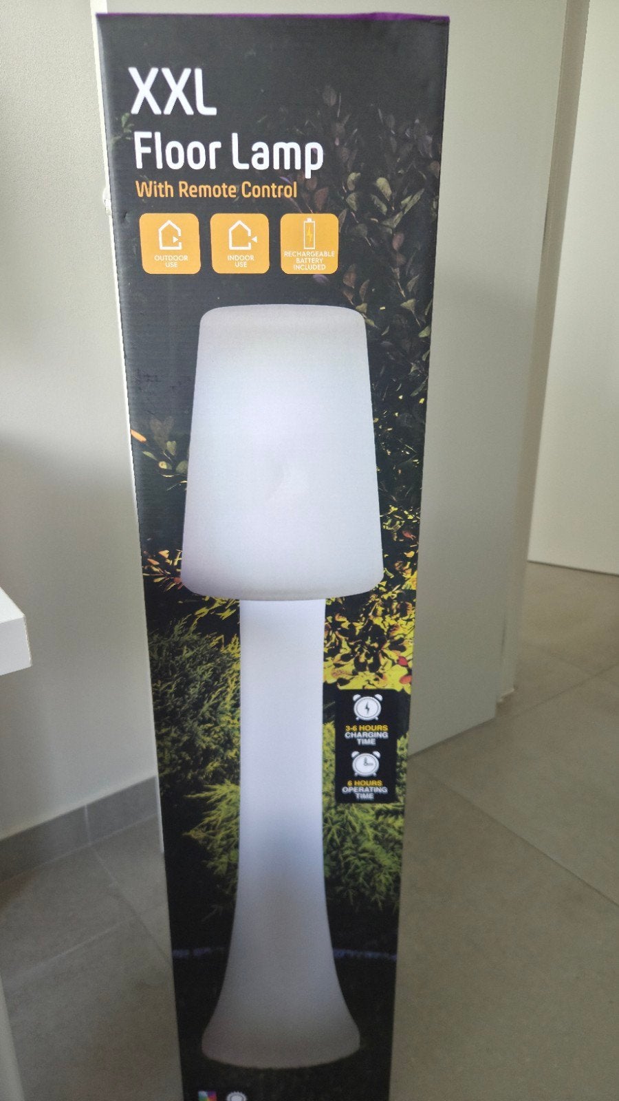 Lampadaire XXL - Nouveau dans sa boîte, Enlèvement, Lampe au sol
