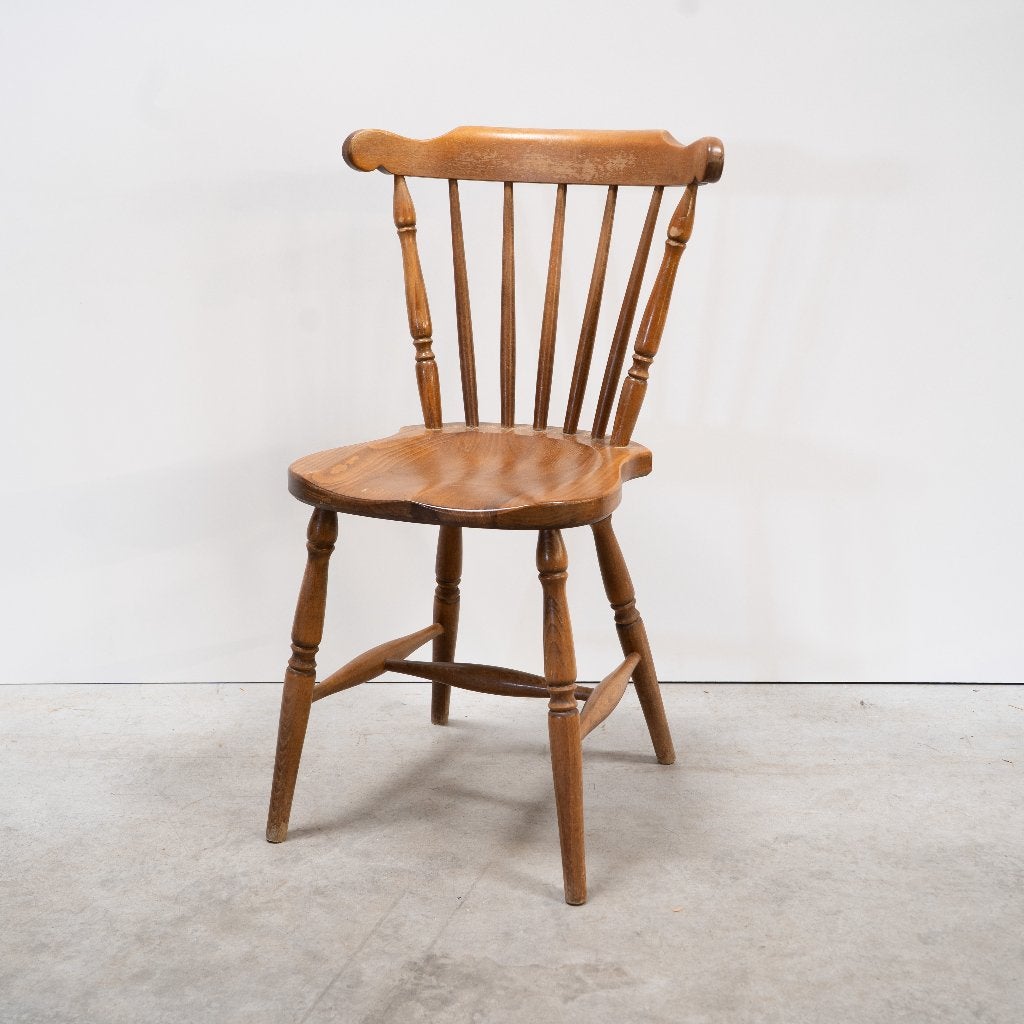 Set van 4 caféstoel, Huis en Inrichting, Ophalen, Gebruikt, Bruin, Vier