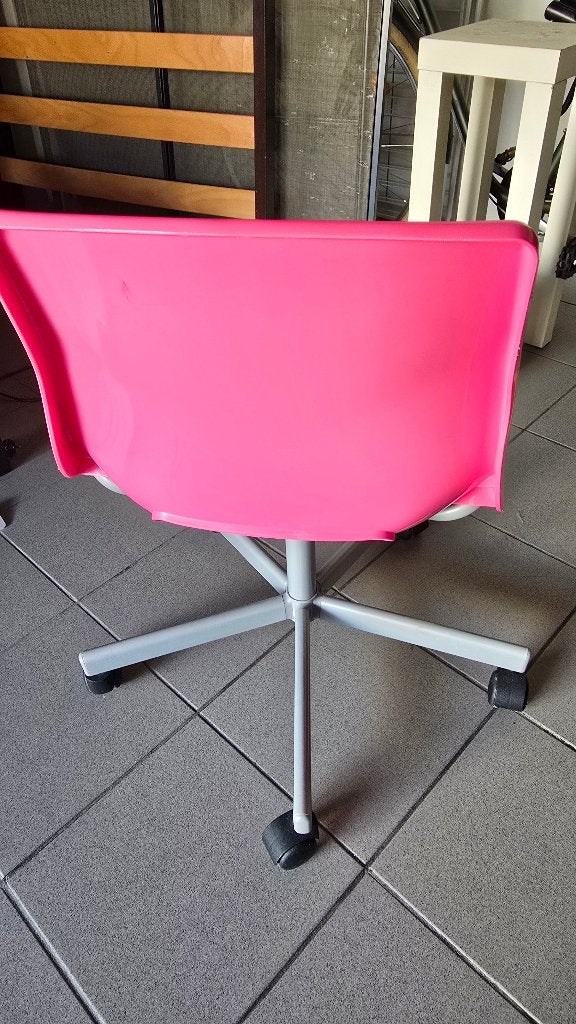 Bureau stoel kind ikea gratis, Ophalen, Gebruikt, Roze, Bureaustoel