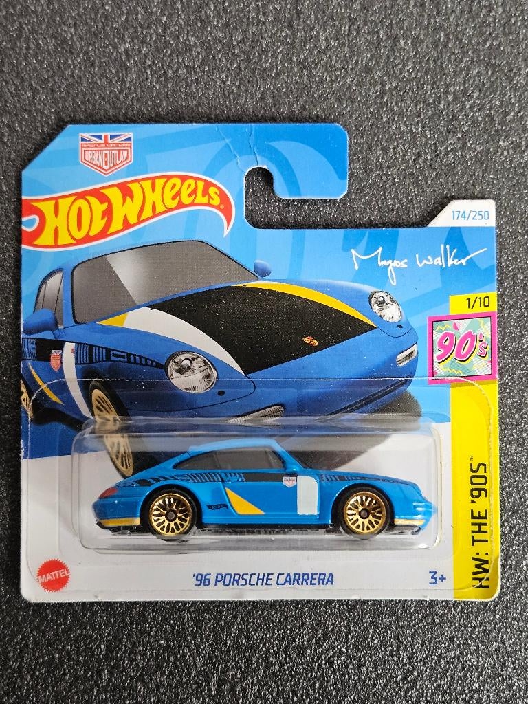 1/64 Hot Wheels HTB03 Porsche Carrera Magnus Walker, Ophalen of Verzenden, Nieuw, Auto